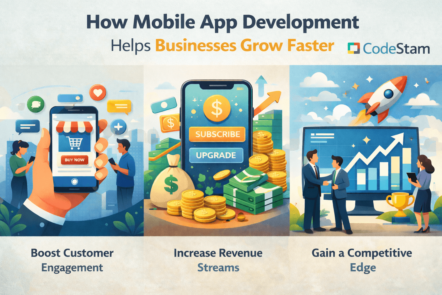 How Mobile App Development Helps Businesses Grow Faster