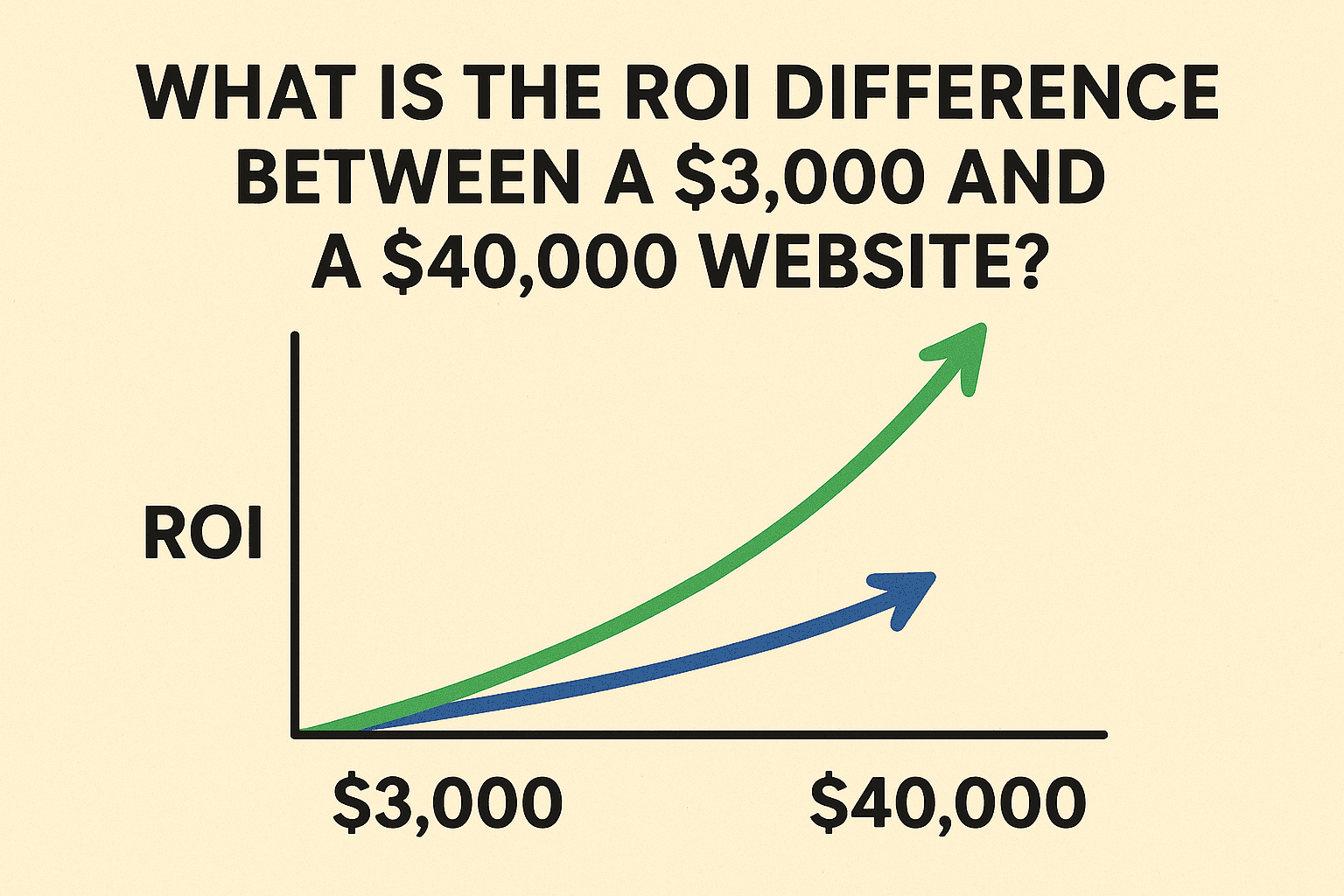 What is the ROI Difference Between a $3,000 and a $40,000 Website?